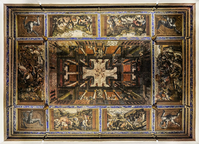 Celjski strop – Poslikava stropa velike dvorane Stare grofije